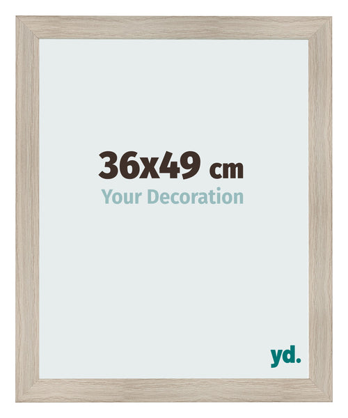 Photo Frame 36x49cm Oak Rustic MDF Pisa Front Size | Yourdecoration.co.uk
