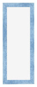 Photo Frame 37 5x98cm Clear Blue Swept MDF Pisa Front | Yourdecoration.co.uk