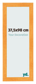 Photo Frame 37 5x98cm Orange MDF Pisa Front Size | Yourdecoration.co.uk