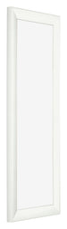 Photo Frame 37 5x98cm White Vintage MDF Pisa Front Oblique | Yourdecoration.co.uk