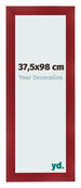 Photo Frame 37 5x98cm Wine Red Swept MDF Pisa Front Size | Yourdecoration.co.uk
