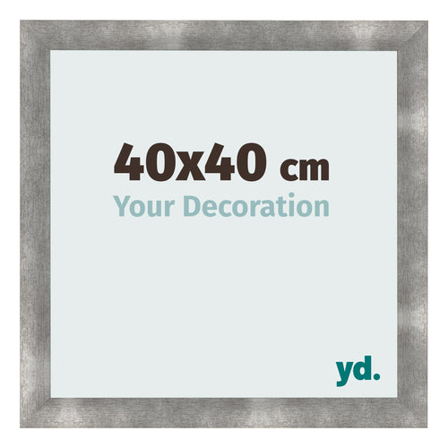 Photo Frame 40x40cm Metal Vintage MDF Pisa Front Size | Yourdecoration.co.uk