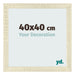 Photo Frame 40x40cm Sonoma Oak MDF Pisa Front Size | Yourdecoration.co.uk