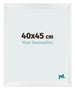 Photo Frame 40x45cm White Vintage MDF Pisa Front Size | Yourdecoration.co.uk