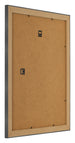 Photo Frame 40x55cm Black Silver Polished MDF Pisa Back Oblique | Yourdecoration.co.uk