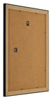 Photo Frame 40x55cm Black Silver Polished MDF Pisa Back Oblique | Yourdecoration.co.uk
