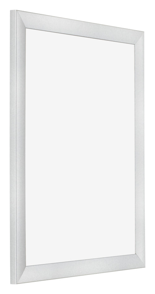 Photo Frame 40x55cm Silver Black Swept MDF Pisa Front Oblique | Yourdecoration.co.uk