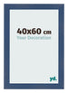 Photo Frame 40x60cm Dark Blue Swept MDF Pisa Front Size | Yourdecoration.co.uk