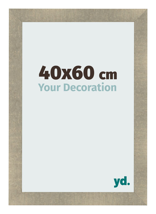 Photo Frame 40x60cm Gold Vintage MDF Pisa Front Size | Yourdecoration.co.uk