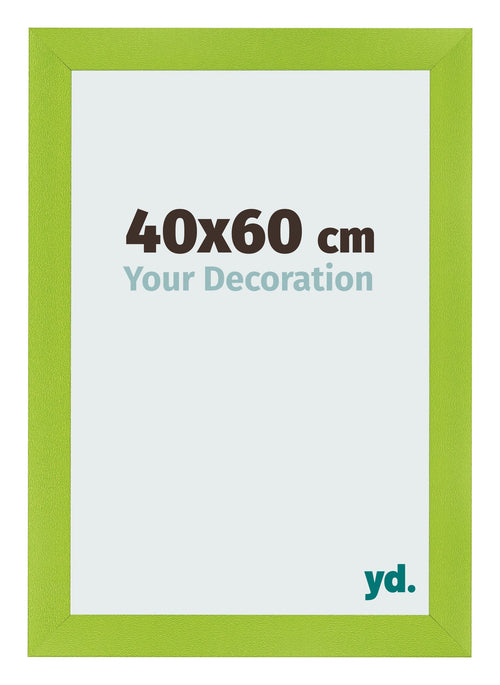 Photo Frame 40x60cm Green MDF Pisa Front Size | Yourdecoration.co.uk