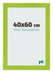 Photo Frame 40x60cm Green MDF Pisa Front Size | Yourdecoration.co.uk