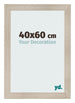 Photo Frame 40x60cm Oak Rustic MDF Pisa Front Size | Yourdecoration.co.uk
