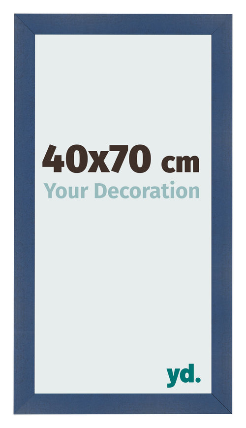 Photo Frame 40x70cm Dark Blue Swept MDF Pisa Front Size | Yourdecoration.co.uk