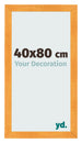 Photo Frame 40x80cm Orange MDF Pisa Front Size | Yourdecoration.co.uk