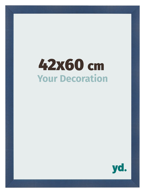 Photo Frame 42x60cm Dark Blue Swept MDF Pisa Front Size | Yourdecoration.co.uk