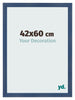 Photo Frame 42x60cm Dark Blue Swept MDF Pisa Front Size | Yourdecoration.co.uk