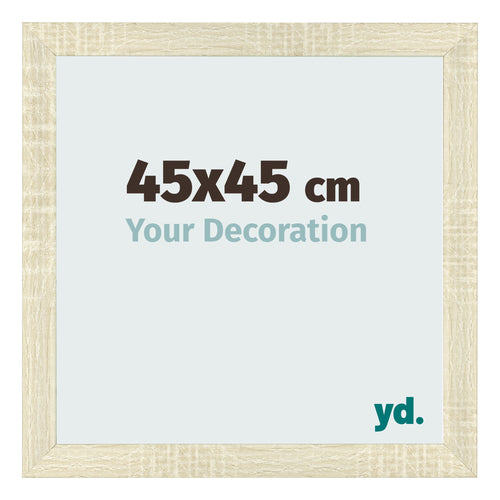 Photo Frame 45x45cm Sonoma Oak MDF Pisa Front Size | Yourdecoration.co.uk