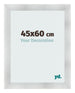 Photo Frame 45x60cm Aluminum Brushed MDF Pisa Front Size | Yourdecoration.co.uk