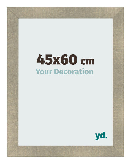 Photo Frame 45x60cm Gold Vintage MDF Pisa Front Size | Yourdecoration.co.uk