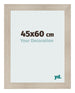 Photo Frame 45x60cm Oak Rustic MDF Pisa Front Size | Yourdecoration.co.uk