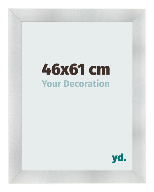 Photo Frame 46x61cm Aluminum Brushed MDF Pisa Front Size | Yourdecoration.co.uk