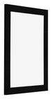 Photo Frame 46x61cm Black Silver Polished MDF Pisa Front Oblique | Yourdecoration.co.uk