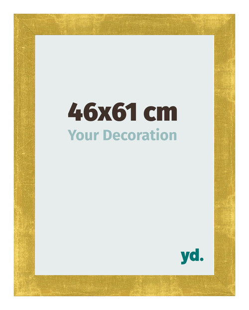 Photo Frame 46x61cm Gold Vintage MDF Pisa Front Size | Yourdecoration.co.uk