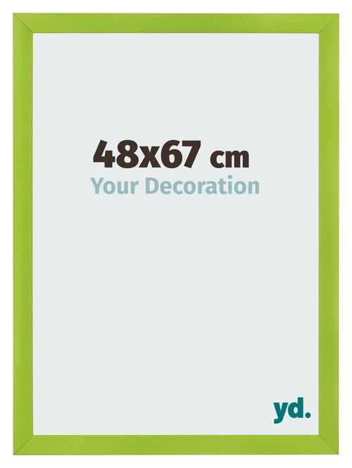 Photo Frame 48x67cm Green MDF Pisa Front Size | Yourdecoration.co.uk