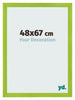 Photo Frame 48x67cm Green MDF Pisa Front Size | Yourdecoration.co.uk