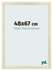 Photo Frame 48x67cm Sonoma Oak MDF Pisa Front Size | Yourdecoration.co.uk