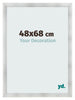 Photo Frame 48x68cm Aluminum Brushed MDF Pisa Front Size | Yourdecoration.co.uk