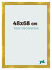 Photo Frame 48x68cm Gold Vintage MDF Pisa Front Size | Yourdecoration.co.uk