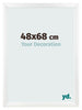 Photo Frame 48x68cm White Vintage MDF Pisa Front Size | Yourdecoration.co.uk