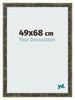 Photo Frame 49x68cm Blue Gold Melange MDF Pisa Front Size | Yourdecoration.co.uk