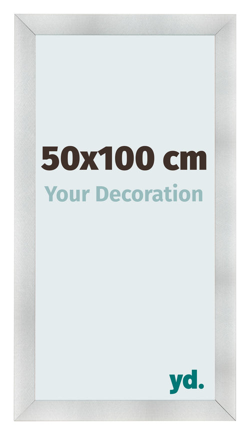 Photo Frame 50x100cm Aluminum Brushed MDF Pisa Front Size | Yourdecoration.co.uk