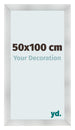 Photo Frame 50x100cm Aluminum Brushed MDF Pisa Front Size | Yourdecoration.co.uk
