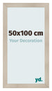 Photo Frame 50x100cm Oak Rustic MDF Pisa Front Size | Yourdecoration.co.uk