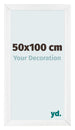 Photo Frame 50x100cm White Vintage MDF Pisa Front Size | Yourdecoration.co.uk