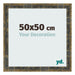 Photo Frame 50x50cm Blue Gold Melange MDF Pisa Front Size | Yourdecoration.co.uk