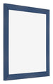 Photo Frame 50x50cm Dark Blue Swept MDF Pisa Front Oblique | Yourdecoration.co.uk