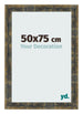 Photo Frame 50x75cm Blue Gold Melange MDF Pisa Front Size | Yourdecoration.co.uk