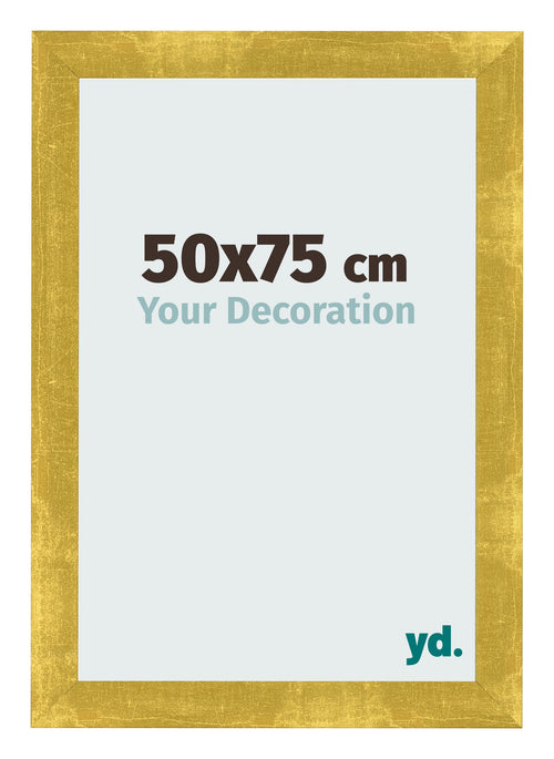 Photo Frame 50x75cm Gold Vintage MDF Pisa Front Size | Yourdecoration.co.uk