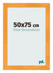 Photo Frame 50x75cm Orange MDF Pisa Front Size | Yourdecoration.co.uk