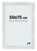 Photo Frame 50x75cm Silver Black Swept MDF Pisa Front Size | Yourdecoration.co.uk