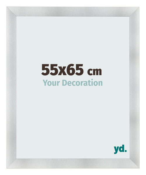 Photo Frame 55x65cm Aluminum Brushed MDF Pisa Front Size | Yourdecoration.co.uk