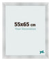 Photo Frame 55x65cm Aluminum Brushed MDF Pisa Front Size | Yourdecoration.co.uk
