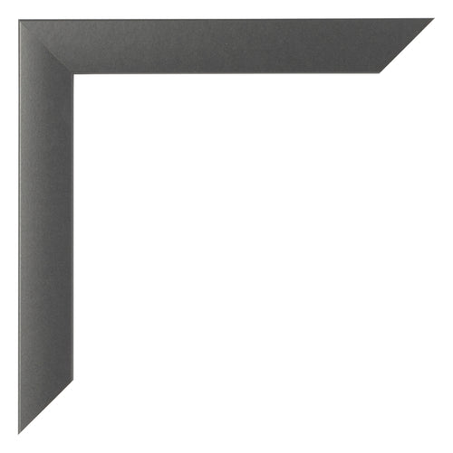 Photo Frame 55x65cm Black Silver Polished MDF Pisa Detail Corner | Yourdecoration.co.uk