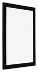 Photo Frame 55x65cm Black Silver Polished MDF Pisa Front Oblique | Yourdecoration.co.uk