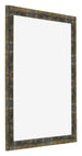 Photo Frame 55x65cm Blue Gold Melange MDF Pisa Front Oblique | Yourdecoration.co.uk