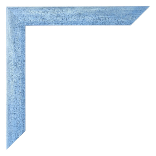 Photo Frame 55x65cm Clear Blue Swept MDF Pisa Detail Corner | Yourdecoration.co.uk
